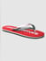 Red Colourblocked Flip Flops_398180+3