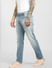 Light Blue Low Rise Washed Slim Jeans_398195+3
