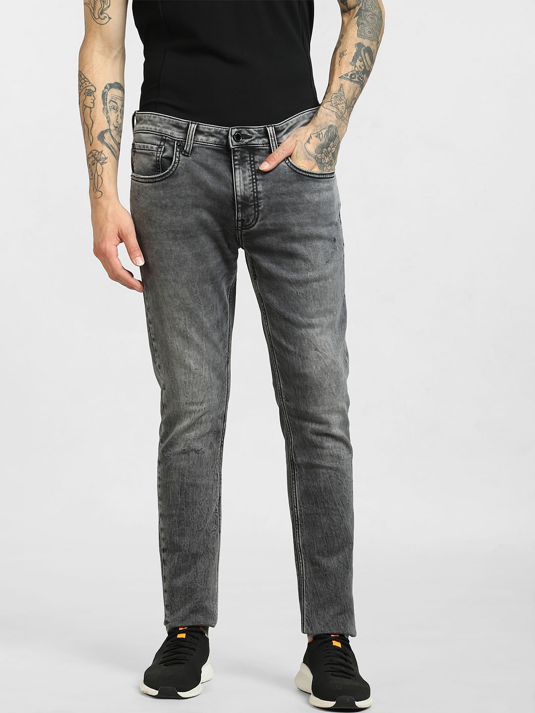 Jack and jones sale liam skinny fit black