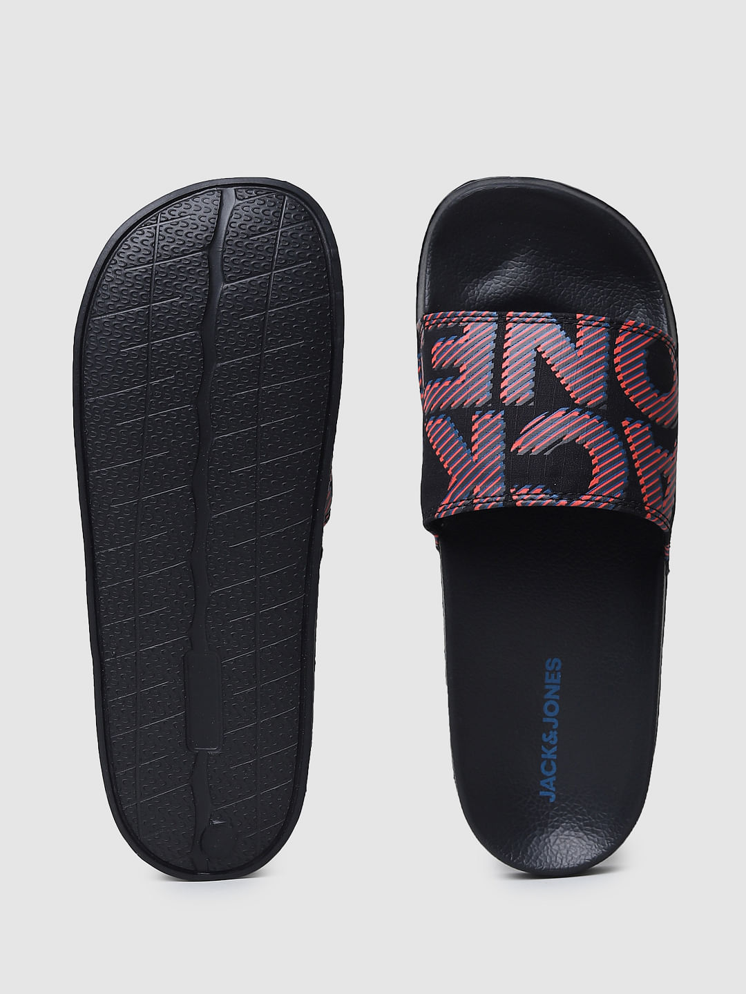 Black Typographic Print Sliders