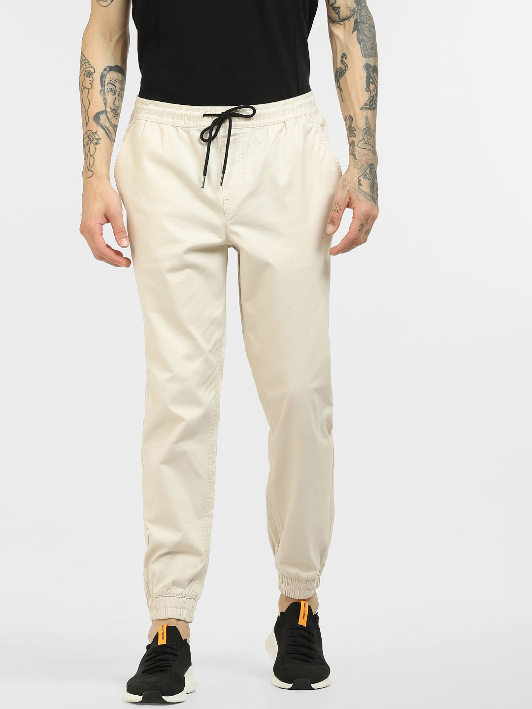 Jack & Jones slacks discount 64% MEN FASHION Trousers Elegant Beige M 