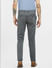 Blue Mid Rise Tapered Pants_394550+4
