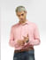 Pink Knit Full Sleeves Shirt