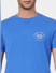 Blue Crew Neck T-shirt_394559+5