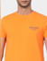 Orange Crew Neck T-shirt_394564+5