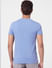 Blue Crew Neck T-shirt_394565+4