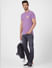 Purple Crew Neck T-shirt_394577+1