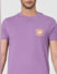 Purple Crew Neck T-shirt_394577+6