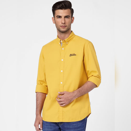 Yellow Full Sleeves Shirt
