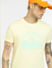 Yellow Graphic Print Crew Neck T-shirt_394593+1