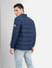 Navy Blue Quilted Bomber Jacket_402816+4