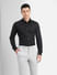 Black Check Full Sleeves Shirt_402835+2