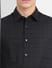 Black Check Full Sleeves Shirt_402835+5