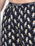 Navy Blue Graphic Print Boxers_396920+4