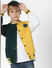 Boys Yellow Colourblocked Jacket_400695+1