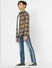 Boys Blue Mid Rise Tape Detail Regular Fit Jeans_400718+1
