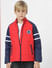 Boys Red Colourblocked Jacket_400703+2