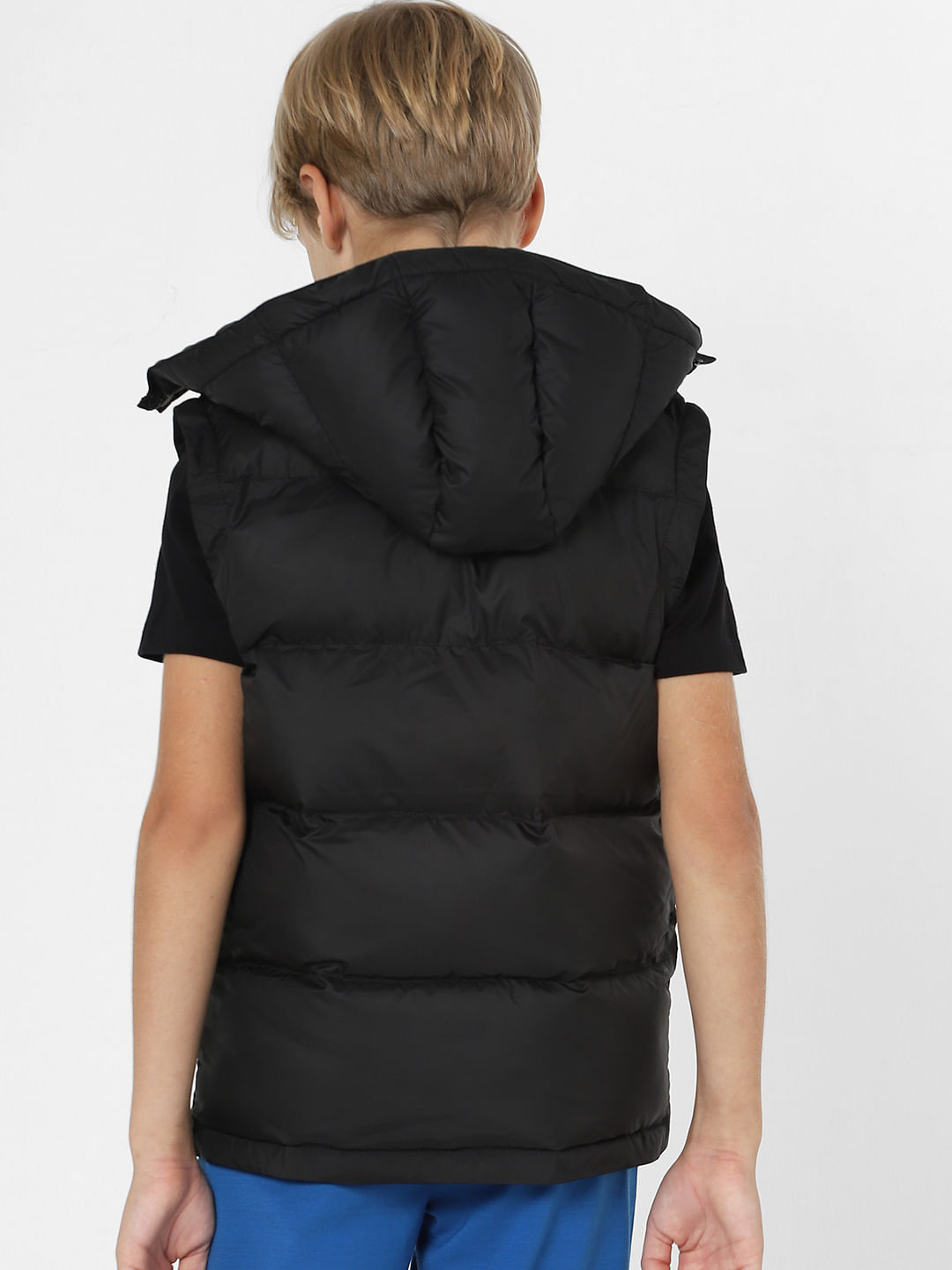 Kids black sale puffer vest