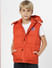 Boys Red Puffer Vest_400705+2