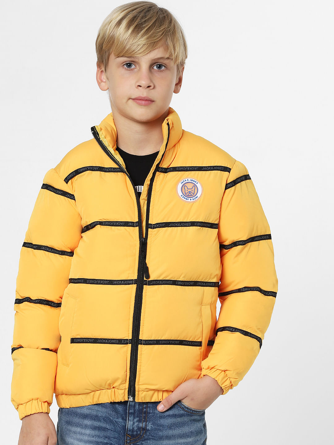 Jack jones yellow online jacket