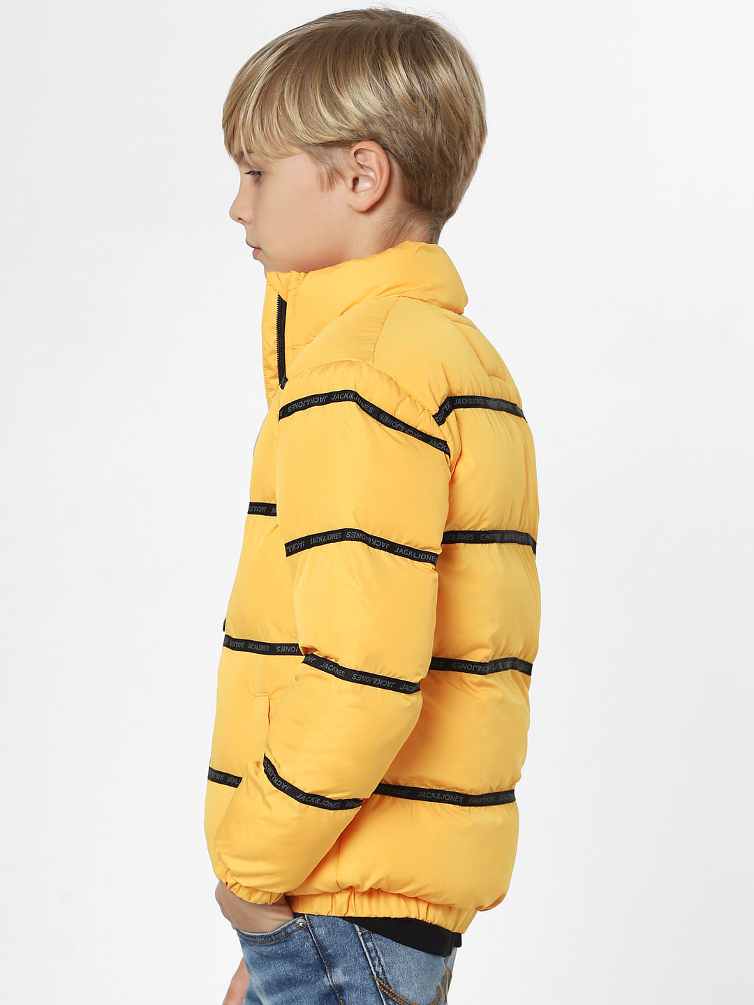 Yellow puff sale jacket