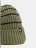 Olive Green Knitted Beanie_408611+2