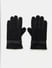 Black Plain Coloured Gloves_408618+1