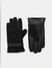 Black Plain Coloured Gloves_408618+2