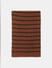Brown Striped Cotton Scarf_408623+1