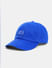Blue Logo Print Baseball Cap_408632+2