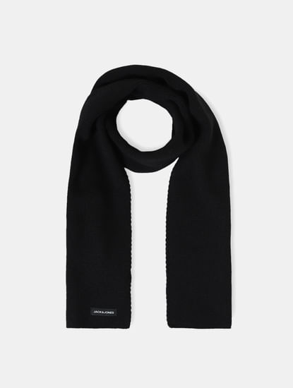 Black Knitted Scarf