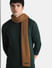 Brown Knitted Scarf_408642+4