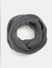 Grey Knit Tube Scarf_408659+2