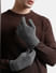 Grey Knitted Gloves_408669+4