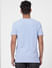 Blue Crew Neck T-shirt_389453+4