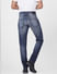 Blue Low Rise Tim Slim Fit Jeans_389445+4