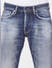 Blue Low Rise Tim Slim Fit Jeans_389445+5