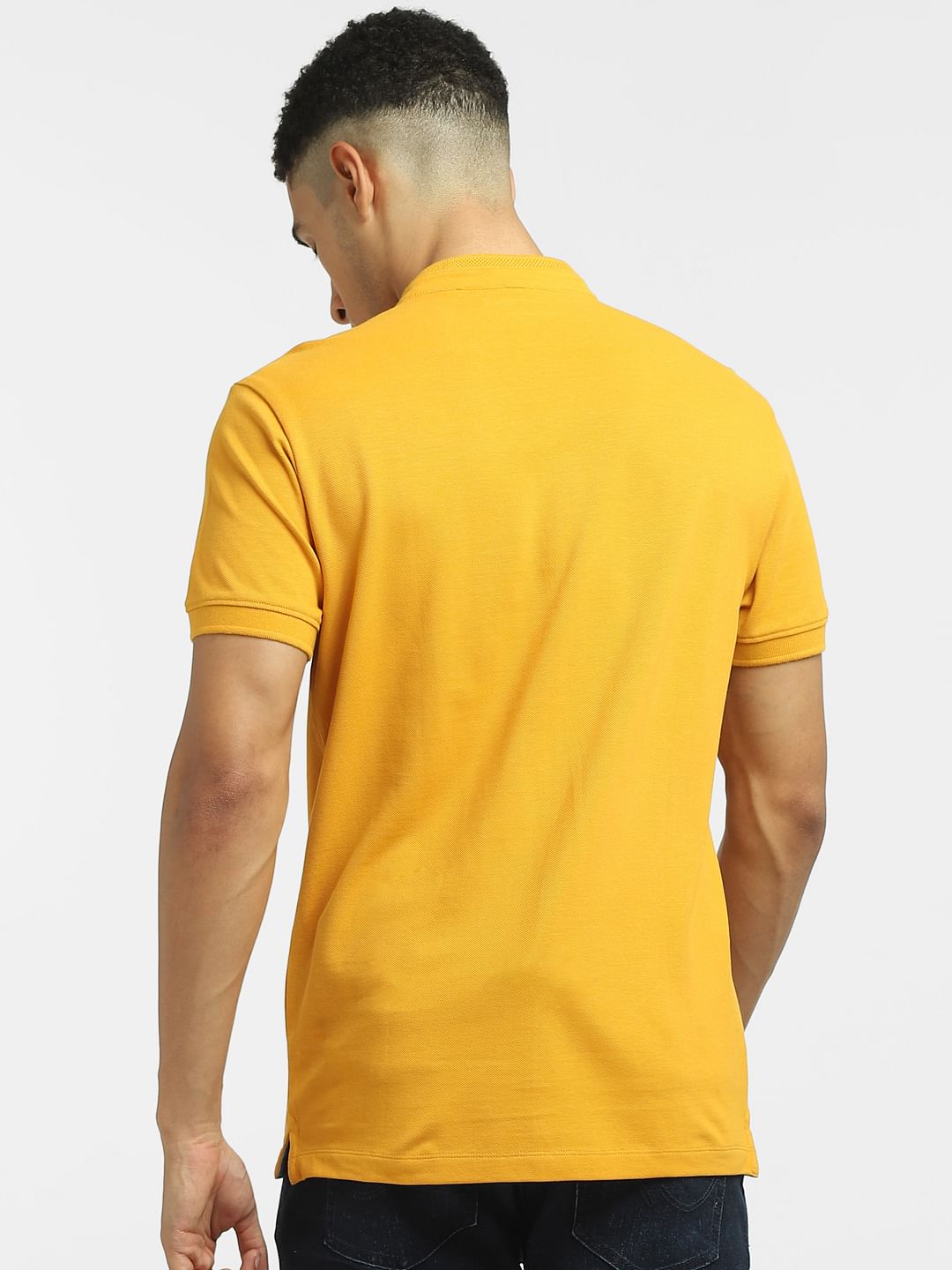 Polo t shop shirt yellow