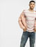 Pink Striped Crew Neck T-shirt_397056+1