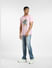Pink Mushroom Print Crew Neck T-shirt_397060+6