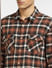 Brown Check Full Sleeves Shirt_397069+5