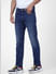 Blue Low Rise Washed Glenn Slim Jeans_397276+3