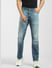 Blue Low Rise Clark Regular Jeans_397082+2
