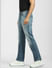 Blue Low Rise Clark Regular Jeans_397082+3