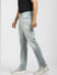 Grey Low Rise Distressed Tim Regular Jeans_397084+3