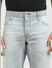 Grey Low Rise Distressed Tim Regular Jeans_397084+5