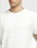 White Textured Knitted T-shirt_397088+5