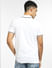 White Logo Print Polo T-shirt_397293+4