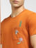 Orange Crew Neck T-shirt_397113+5