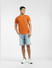 Orange Crew Neck T-shirt_397113+6